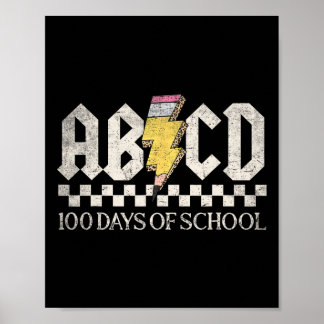 Poster Professores De Raparigas Balançam 100 Dias De Esco