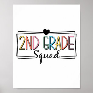 Poster Professores De Segundo Grau Quadrado Crianças Grau