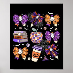 Poster Professores do Arco Ghost Cute Halloween Mulheres