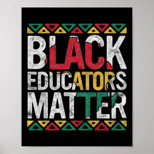 Poster Professores do Black Educators têm um problema com