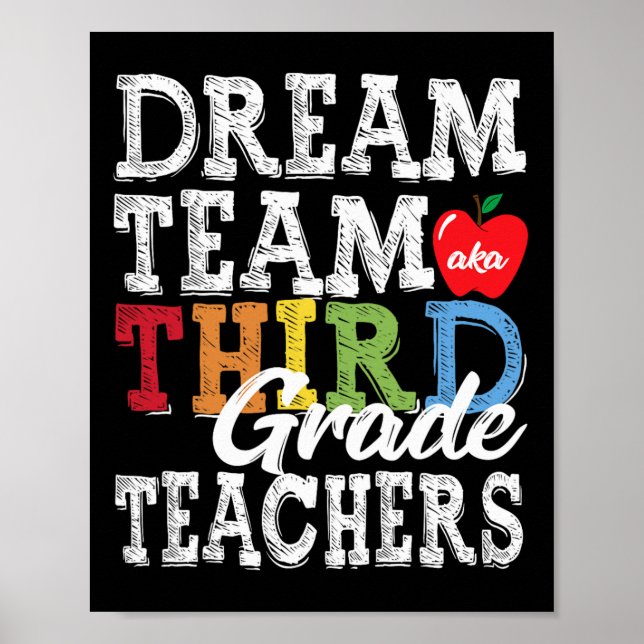 Poster Professores do Grau Equipe de Sonho de Teerão Aka  (Frente)