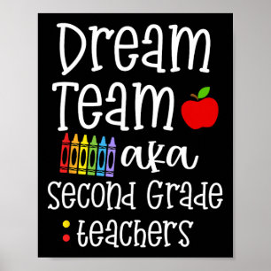 Poster Professores do time de sonho do 2º ano na escola