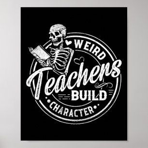 Poster Professores Estranhos Constroem Personagem Livro d