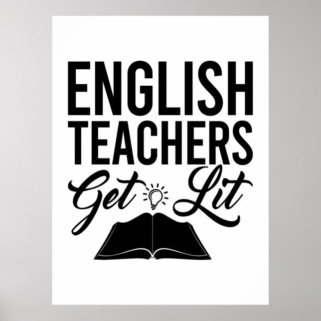 Poster Professores Ingleses Ficam Lutados (Frente)