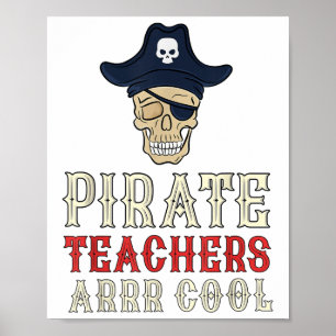 Poster Professores Piratas São Legal - Falam Como Um Dia 