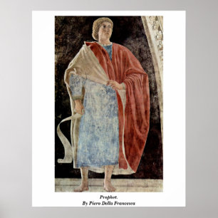 Poster Profeta. Por Piero della Francesca