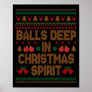 Poster Profundamente no Srit de Natal Casais Corresponden