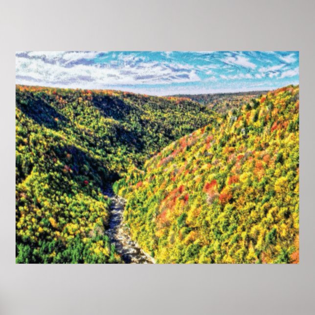 Póster Profundidade: 70 matiz de óleo (Frente)