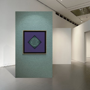 Poster Profundidades Geométricas: Linhas Voltas e Radiant