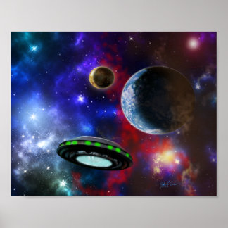 Poster Profundo exploração (10x8)