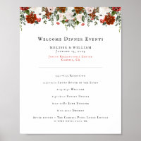 Programa de Casamento Floral Rústico | Botânico Bo