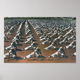 Poster Programa de Formação Física para Recrutas - Marinh