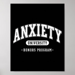 Poster Programa de Honra da Universidade de Ansiedade Eng
