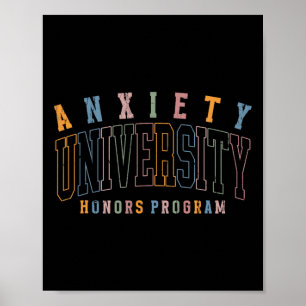 Poster Programa de Honras da Universidade de Ansiedade, S