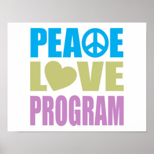 Póster Programa do amor da paz