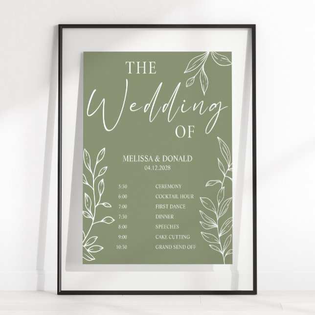 Poster Programação do Programa de Casamento Simples da Fl (Criador carregado)