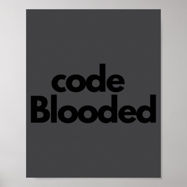 Poster Programador de Computador Codificador Engraçado (Frente)