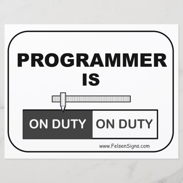 Poster - Programador é (Frente)