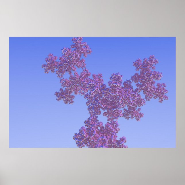 Póster Progressão Fractal do Toro 5 (Frente)