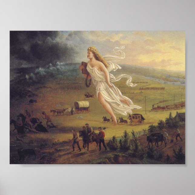 Póster Progresso Americano (Frente)