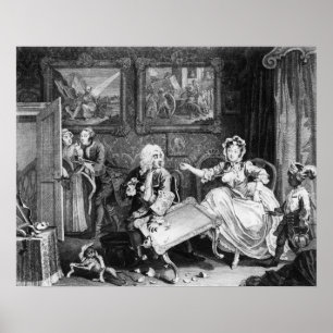 Póster Progresso de Harlot, prato II, Quarrels