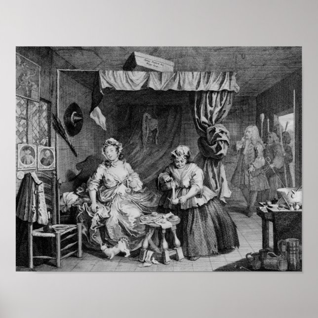 Póster Progresso de Um Harlot (Frente)