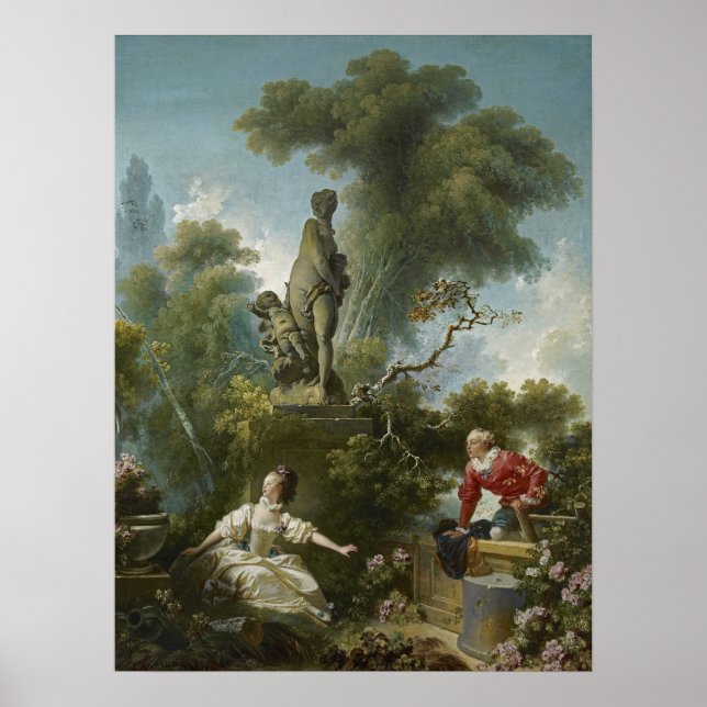 Póster Progresso do Amor: O Encontro de Fragonard (Frente)