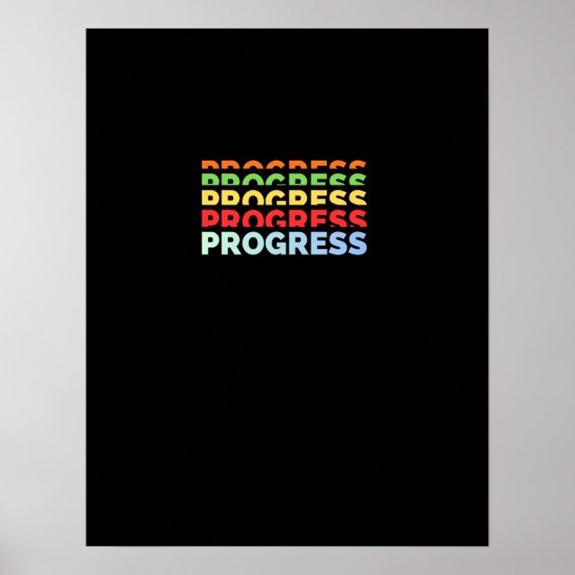 Poster Progresso – Pequenos Passos Todos os Dias (Frente)