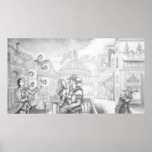 Poster Progresso Vanity Fair dos peregrinos