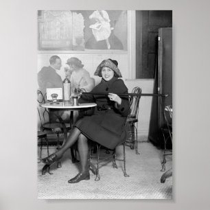 Poster Proibição, Arte Vintage Negra e Branca