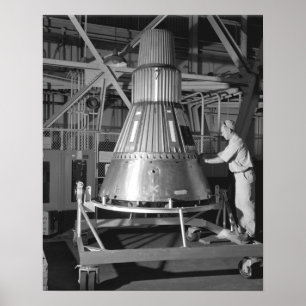 Póster Project Mercury - Capsule #2 Photograph