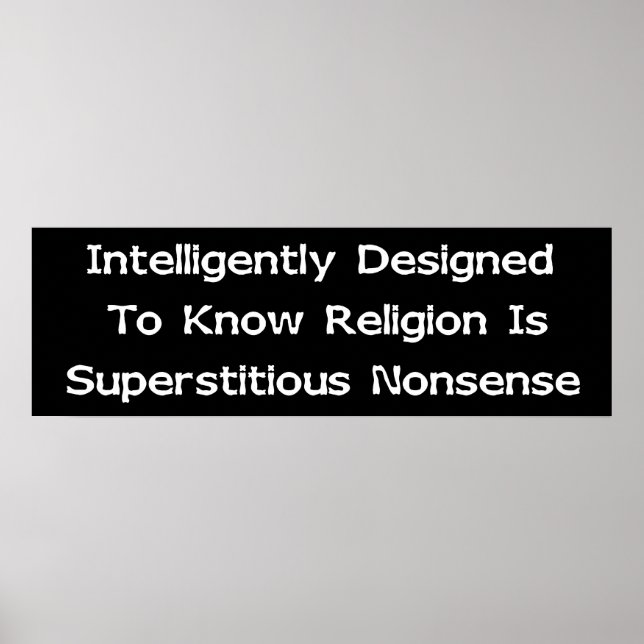 Póster Projetado de forma inteligente (Frente)