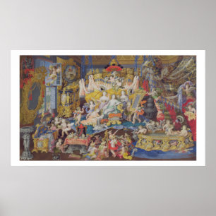 Póster Projete para um fã, possivelmente para a senhora