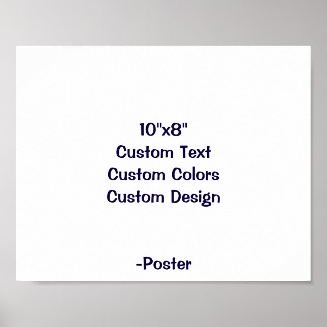 Poster Projete seu próprio 10"x8" Matte (Frente)