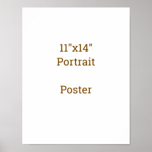 Poster Projete seu próprio 11"x14"