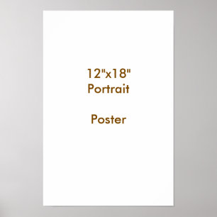 Poster Projete seu próprio 12"x18"