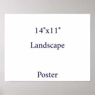 Poster Projete seu próprio 14"x11"