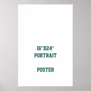 Poster Projete seu próprio 16"x24"