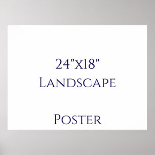 Poster Projete seu próprio 24"x18"