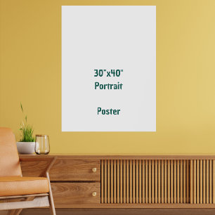 Poster Projete seu próprio 30"x40"