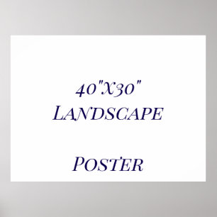 Poster Projete seu próprio 40"x30"