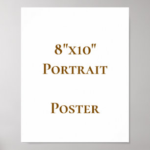 Poster Projete seu próprio 8"x10"