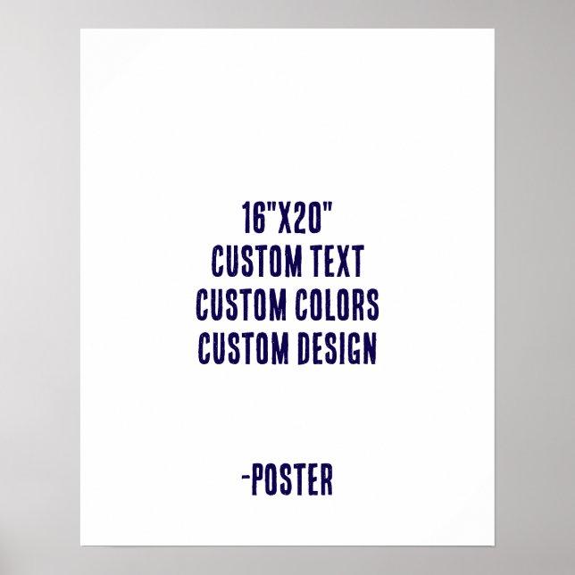 Poster Projete seu próprio Matte 40x50 cm (Frente)