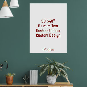 Poster Projete seu próprio Matte 76cm x 102cm