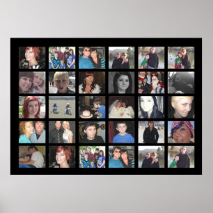 Poster Projete sua própria colagem da foto de Instagram