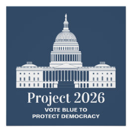 Póster Projeto 2026 Voto pela Democracia