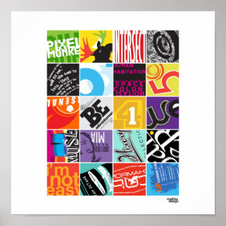 Poster Projeto 20 Quadrados I