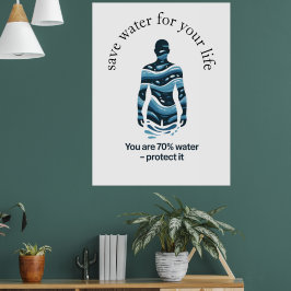 Poster Projeto de Conscientização Ecológica para Conserva