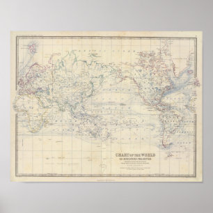 Póster Projeto de Mercators do mundo