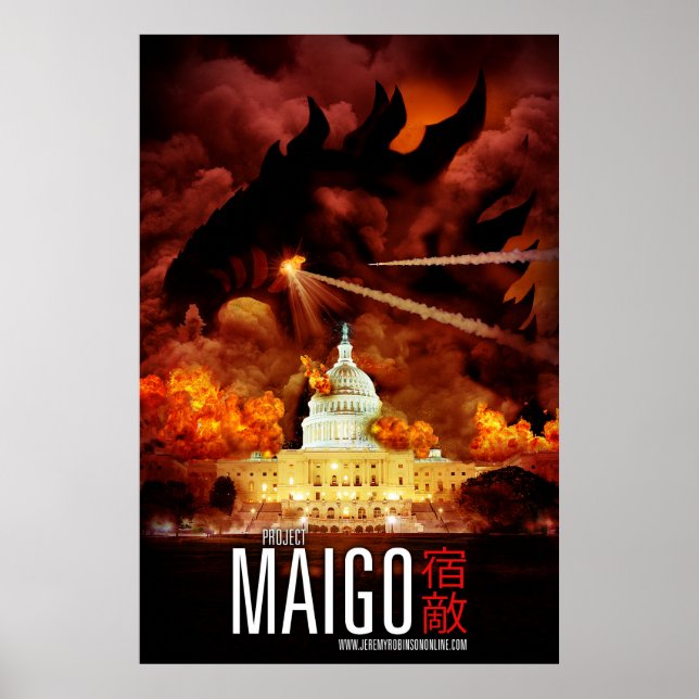 Póster Projeto Maigo, com Nemesis (Frente)